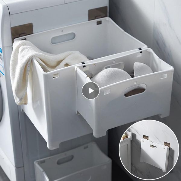 

foldable laundry baskets punch-baby bathroom plastic household storage bin car trash can portable drive bin car organizers