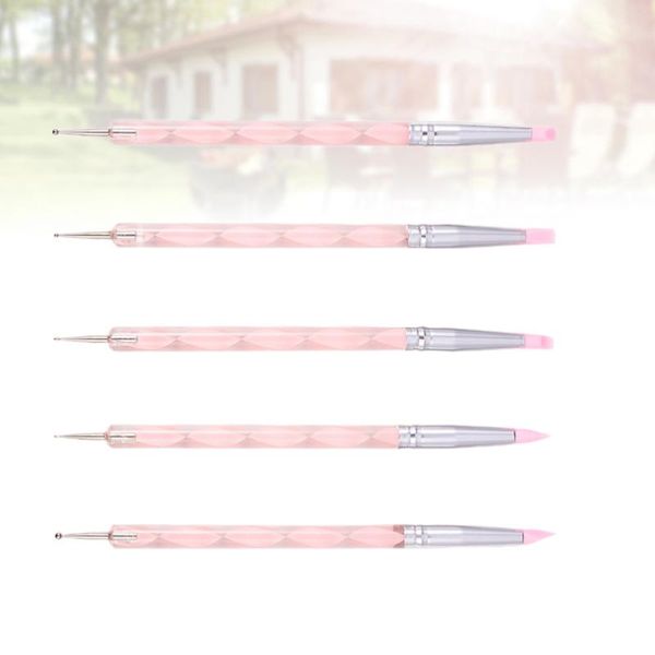 

nail art kits 5pcs pen brush tool with double heads creative polish carving )