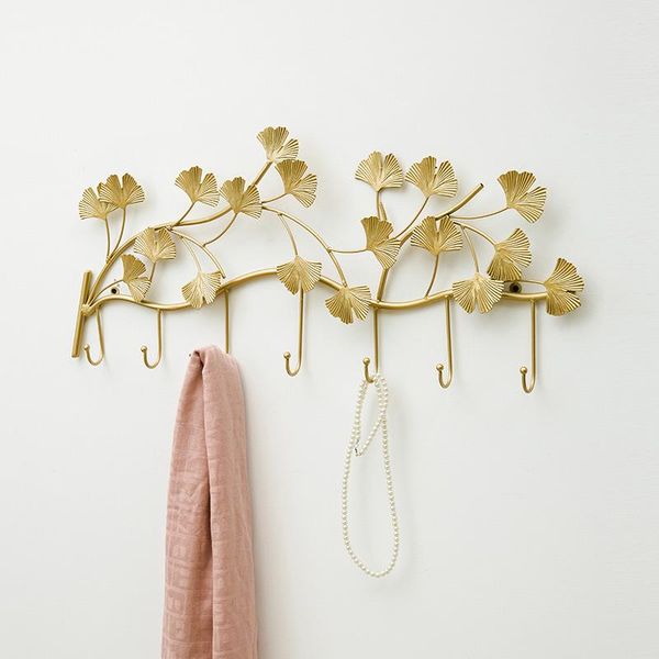

hooks & rails northern europe creative door porch decoration cast iron hook light luxury wind hanging clothes mounted wall
