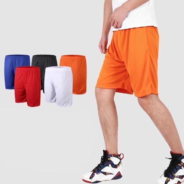 

gym clothing football training shorts mens summer bottoms fitness running basketball soccer boys tennis badminton sports, White;black