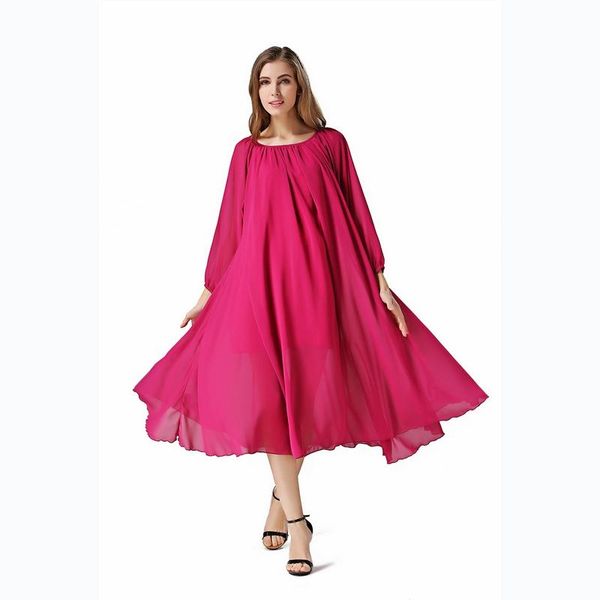 

casual dresses buenos ninos custom women chiffon long dress beach summer sleeve loose with belt elegant bohemian perfect vestidos, Black;gray