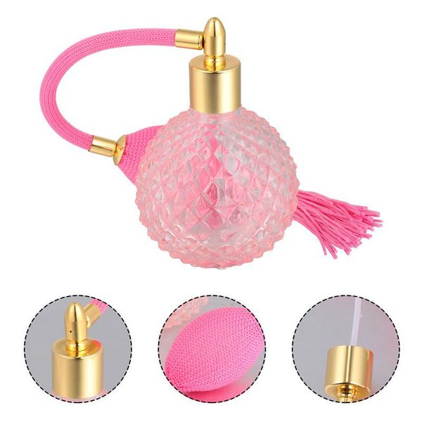 

storage bottles & jars 1pc 100ml perfume spray bottle vintage style glass empty classic sprayer