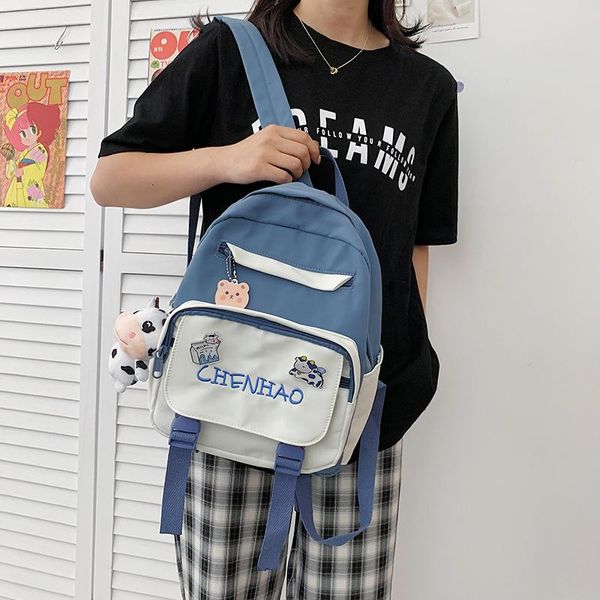 

backpack enopella girls kids small women mini cute shoulder bag for teenage school multi-function ladies female black bagpack