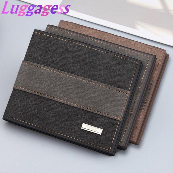 

wallets men's short simple coin purse soft leather wallet trend zip bag bank cards holder carteira masculina couro, Red;black