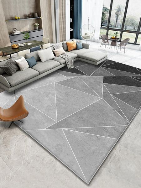 

nordic style modern simple carpet living room sofa coffee table mat grey bedroom room large area household wash free
