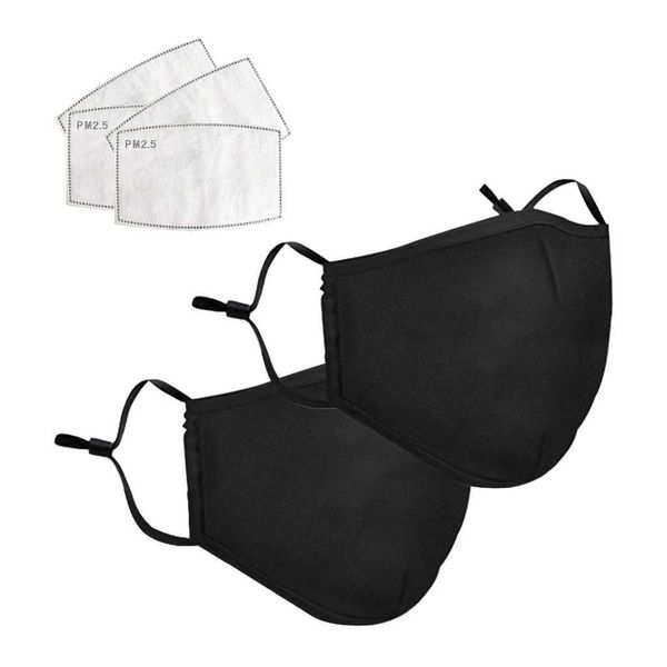 

2-8 years children 2 pcs masque +4 pcs activated carbon masque filters masks foggy haze pollution rpirator halloween cosplay