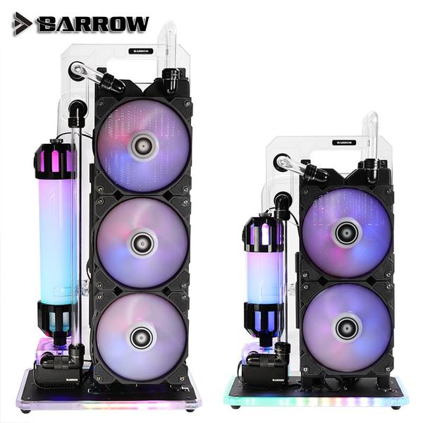 

barrow external water-cooling dock for itxcomputer case lap240 360mm water cooler radiator multifunction stent exwcd-240/360