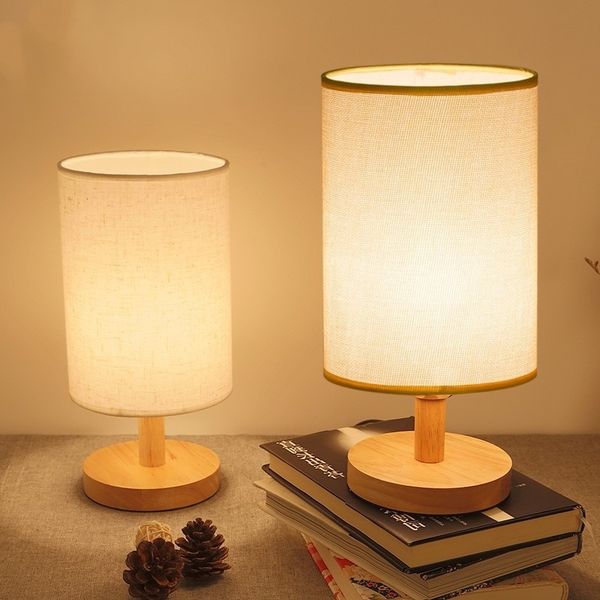 

bedroom nostalgic table simple creative bedside lamp warm night light