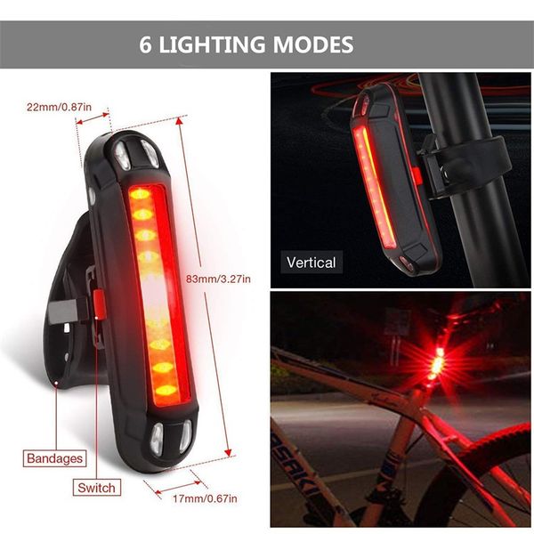 

waterproof rechargable bicycle light led bicycle light set intelligent sensor front lights bike accessories lamp #3n26 35 w2