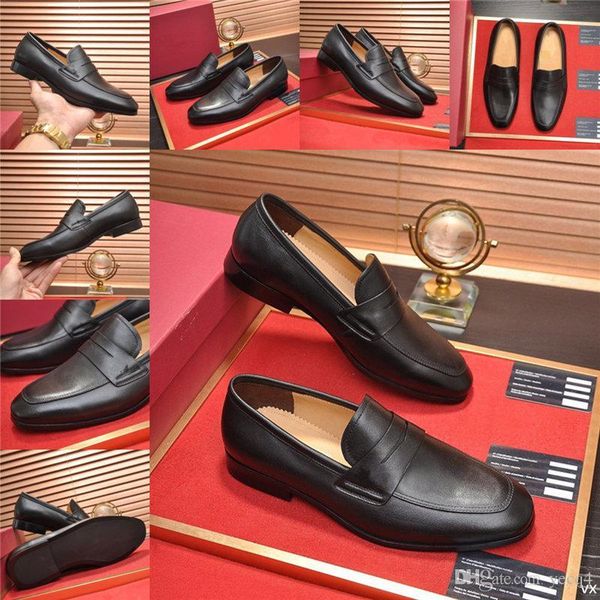 

bs genuine leather slip on flats men loafers casual dress shoes mocassin homme mocasines hombre man moccasins mens driving shoes 22, Black