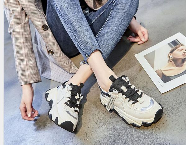 

dress shoes women's soft spring autumn cansual comfort women pumps breathable heels lace-up wedges fashion, Black