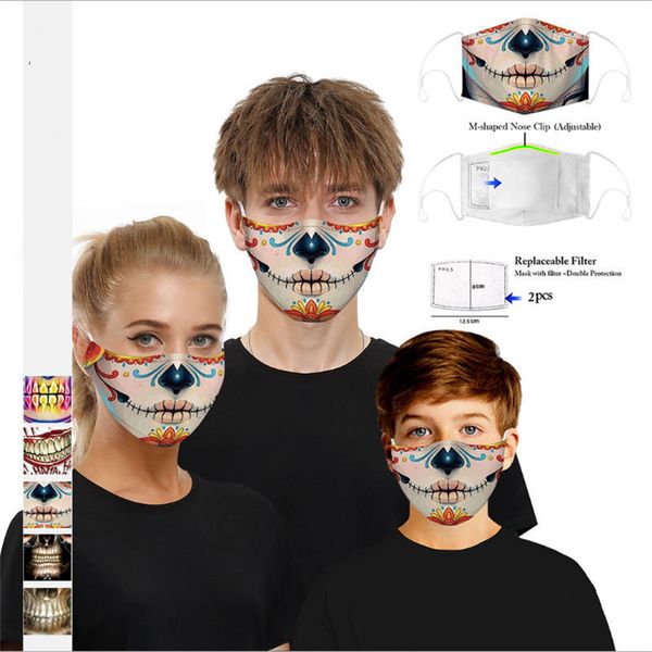 

high-quality masks children and adults pm2.5 cotton dust-proof 3d printing mask replaceable filter element tap7