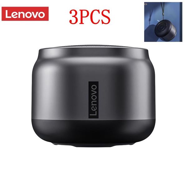 

portable speakers lenovo k3 wireless bt5.0 speaker stereo mini audio player 3d surround sound music loudspeaker