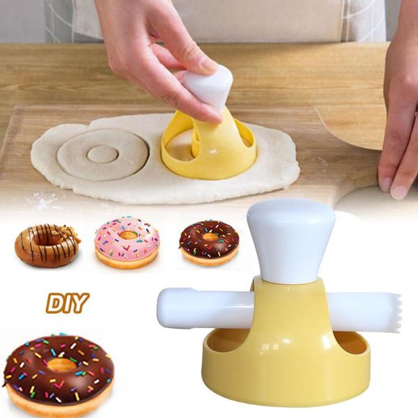 

baking moulds creative diy donut mold cake decorating tools plastic desserts bread cutter maker supplies kitchen 2
