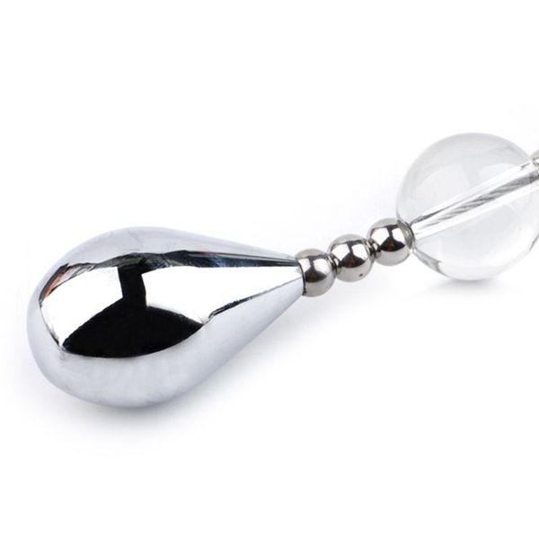 

beads metal plug massage pleasure butt stimulation toy for lesbian women men