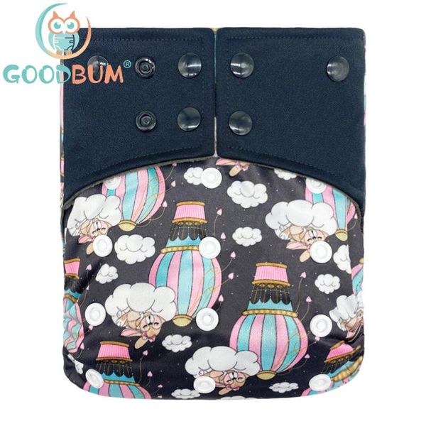 

cloth diapers goodbum air balloon washable reusable diaper adjustable bamboo charcoal 3-15kg baby
