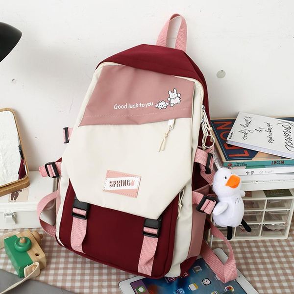 

backpack 2021 backpacks for women girls shool book bag campus college students travel bags men boys fashion casual machila