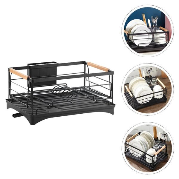 

hooks & rails 1 pc multifunctional portable draining rack for restaurant el home