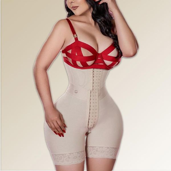 

women's shapers women high waist hip lifter thigh trimmer lace panties with zipper faja double control modeling strap, Black;white