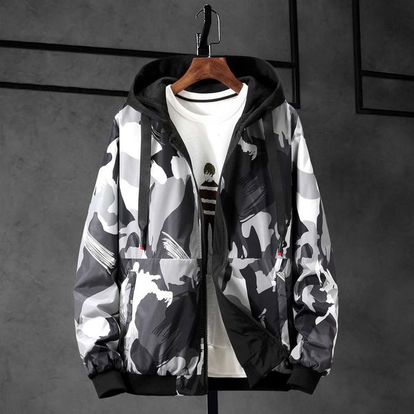 

men's jackets plus 9xl 8xl 7xl spring autumn mens casual camouflage hoodie jacket men waterproof clothes windbreaker coat male outwear, Black;brown