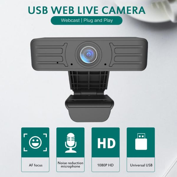

webcams hd 1080p webcam computer pc webcamera with microphone rotatable cameras for live broadcast video calling conference work