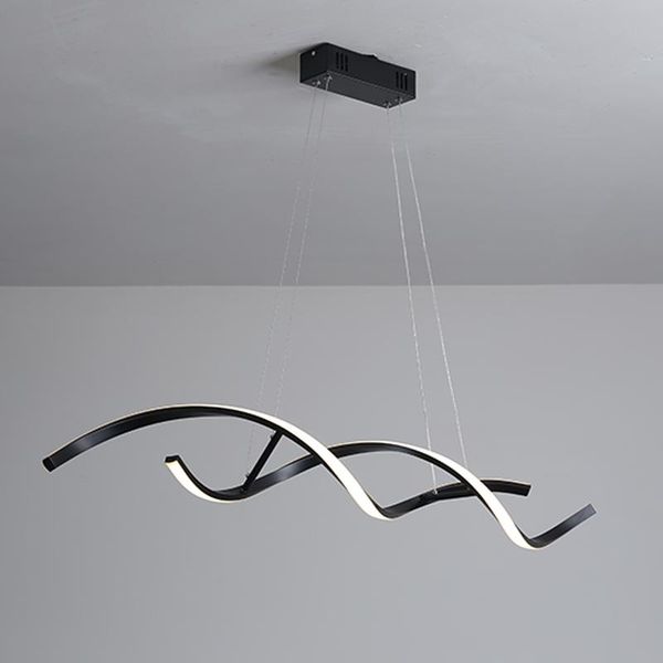 

pendant lamps black/white hanging modern led lights dining room kitchen living office home deco lamp fixture luminaire