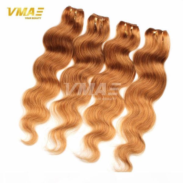 

honey blonde brazilian hair weave bundles color 27# brazilian body wave human hair brazilian virgin hair blonde no shed 2017 sale, Black