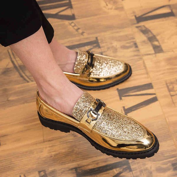 

dress shoes men leather shoes outdoor formal fashion men casual breathable mens dress wedding club party loafers footwear hx, Black