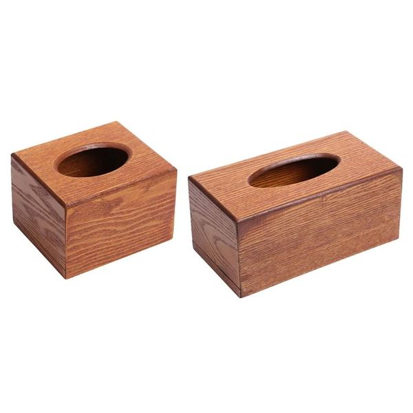 

tissue boxes & napkins wooden box creative paper holder dispenser storage case for home car room