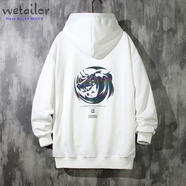 

new autumn spring 2021 reflective male hoodie shirt long sports jacket colored printing night running aysj, Black