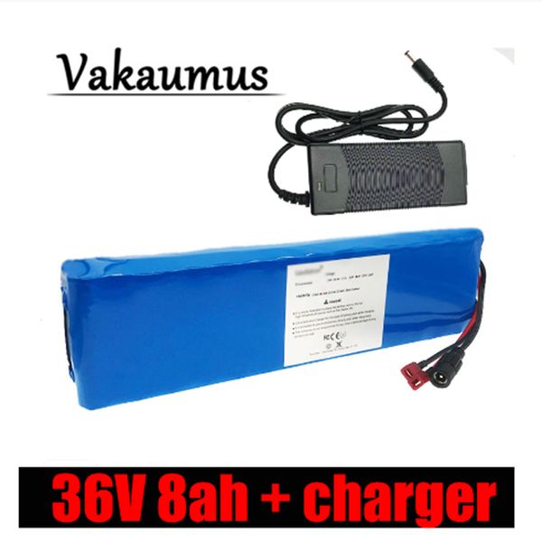 

vakaumus 36v 7.8ah electric bicycle lithium battery 10s3p 18650 pack 42v 7800mah with 15a bms and tplug for 500w scooters, etc.