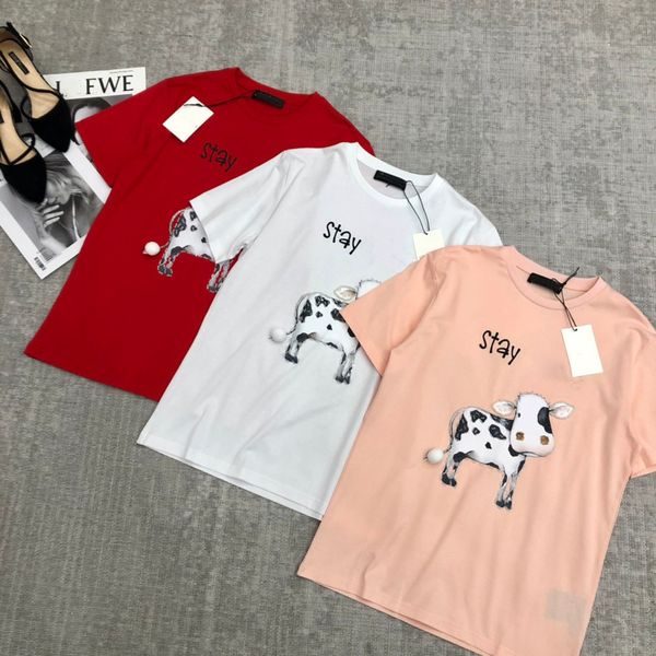 

summer new trendy brand t-shirt fashion all-match men and women with the same style045, White