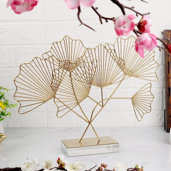 

home accessories decoration model room ginkgo leaf study living room tv cabinet soft decorative porch cabinet furnishings