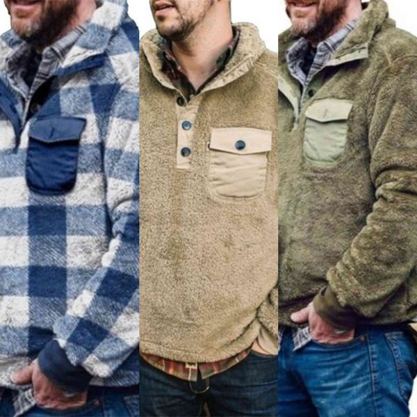 

men men's sweatshirts turn-down collars pluisive long sleeves thicken plugs sweatshirt stylish streetwear herfst winter 2012, Black;green