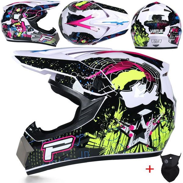 

motorcycle helmets men motocross off road match helmet protective atv dirt bike downhill dh capacete get