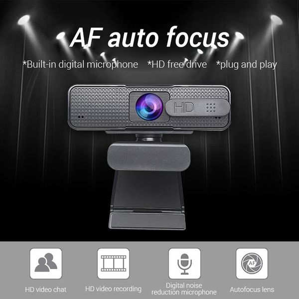 

webcams autofocus webcam 1080p hd usb camera for computer pc web with microphone webcamera video ashu h701 cam