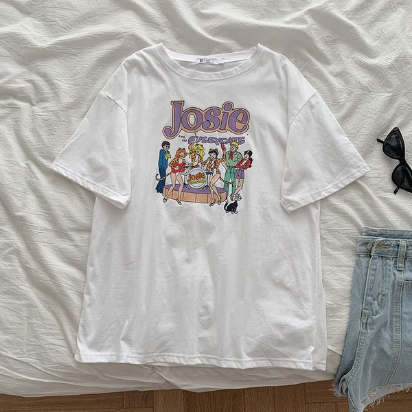 

women's t-shirt ay2021 spring summer autumn women fashion casual woman lady beautiful nice female clothing, White