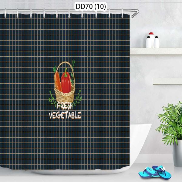 

shower curtains nordic geometric waterproof curtain printing colorful deer bathroom polyester decorative bath screen with hooks