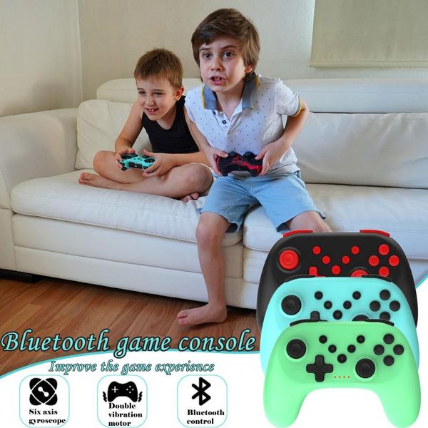 

game controllers & joysticks wireless bluetooth gamepad with vibration 6-axis controller for switch pro