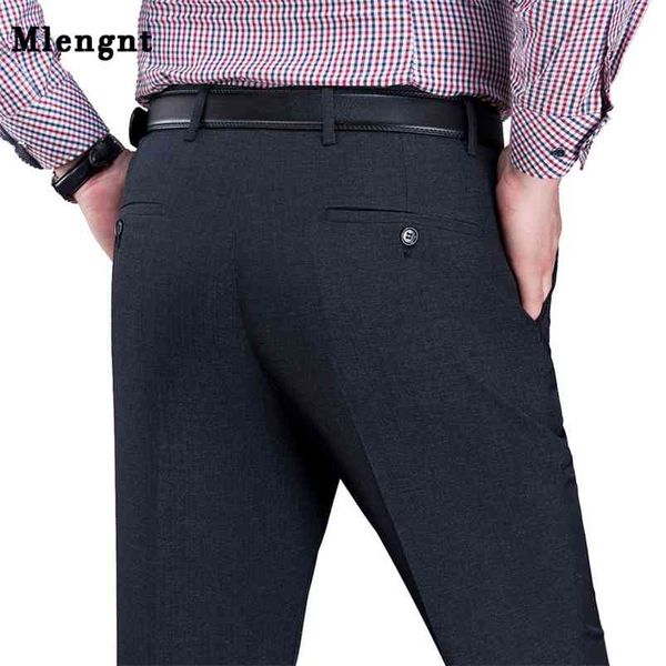 29-44 Männer Business Anzug Baggy Kleid Hosen Frühling Herbst Männlich Casual Klassisch 8 Farben Regular Fit Büro Formale Lange Hosen 210715