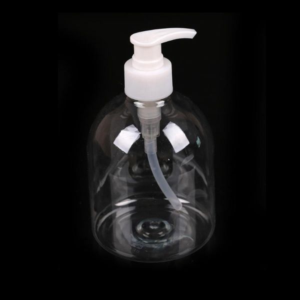 

storage bottles & jars 1 piece 500ml large capacity cleanser bottle transparent cosmetic shampoo lotion press container plastic hand pump