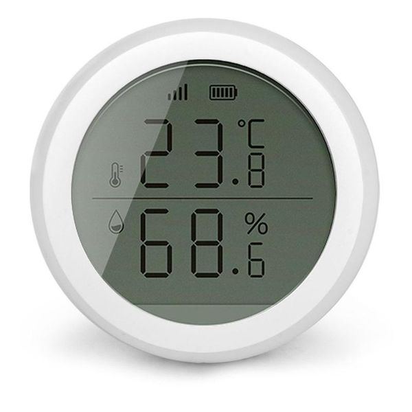 

tuya zigbee temperature and humidity sensor with lcd screen display works with amazon google home assistant