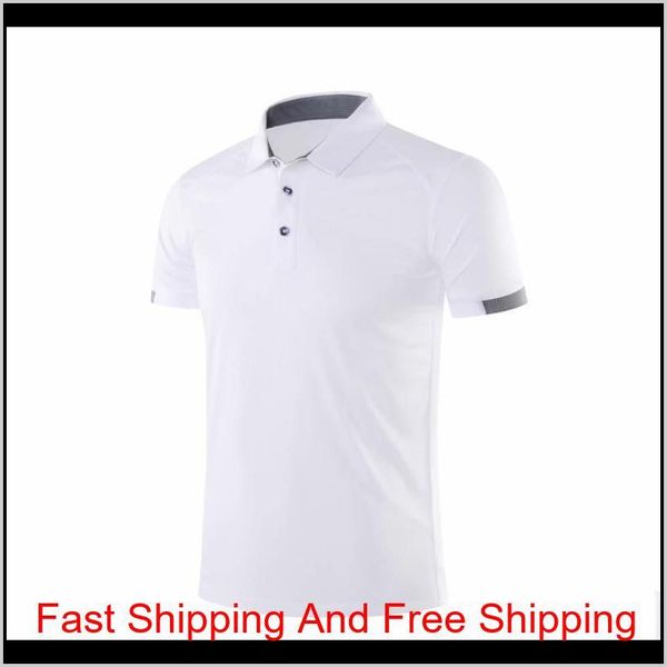 

gym polo running shirt men quick dry breathable golf t-shirts running slim fit tees sport fitness gym tenni qylkkk pthome, Black;blue