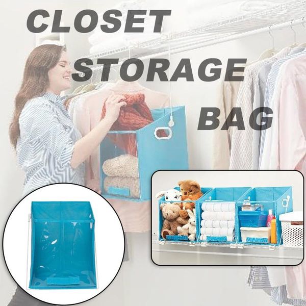 

foldable storage closet bag clothes blanket quilt closet sweater storage bag