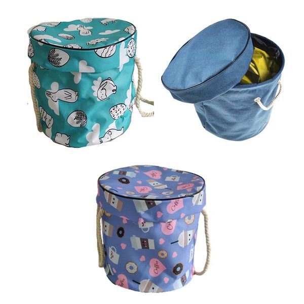 

storage bags 32x32x28cm portable foldable children's game toy cleaning bag multifunctional bucket