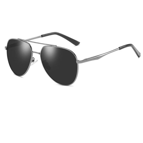 

sunglasses pilot goggle men polarized brand design sun glasses aluminum legs mirror lens eyeglasses men/women, White;black