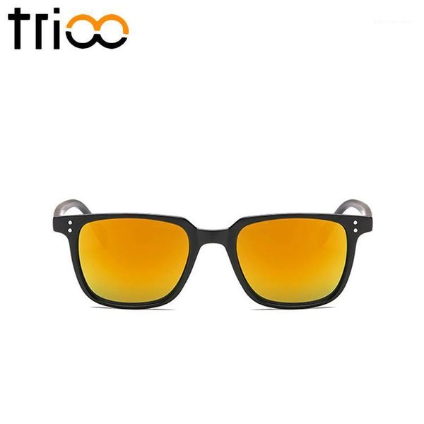 

mens small square sunglasses male yellow mirror color lunette fashion brand design vintage sun glasses for men quality, White;black