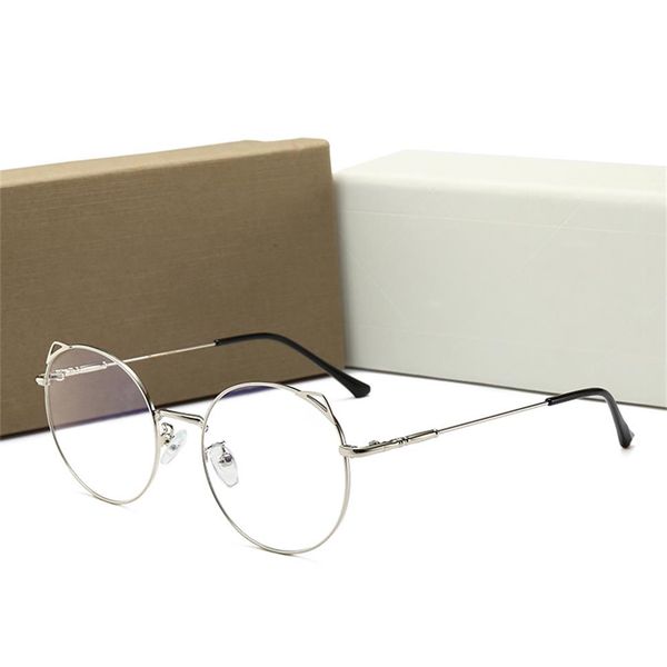 

light literary and fashion department designer men and women modified face sunglasses anti-blue light casual fashion trend glasses vm2, White;black