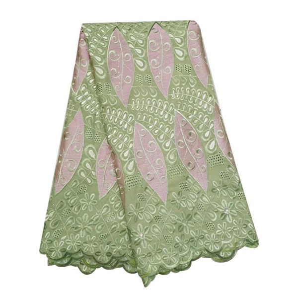 

ribbon latest green george african lace fabric 2021 beaded 5yards embroidered nigerian fabrics for bridal party dress, Pink;blue