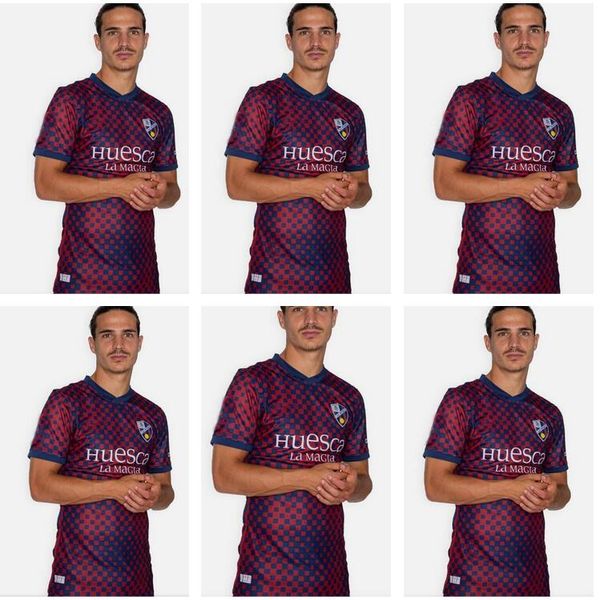 

21/22 huesca concept edition soccer jersey 2021 camacho avila grant shirt amador gallar moreno david moi gomez football uniform, Black;yellow